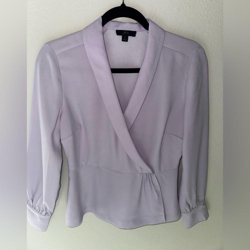 J. Crew Lavender Blouse
